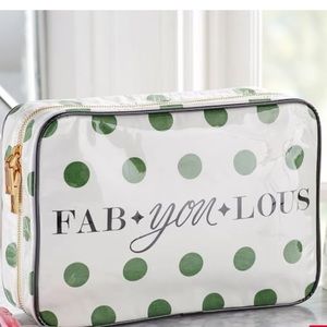 Pottery Barn Fab-You-Lous Polka Dot Cosmetic Bag